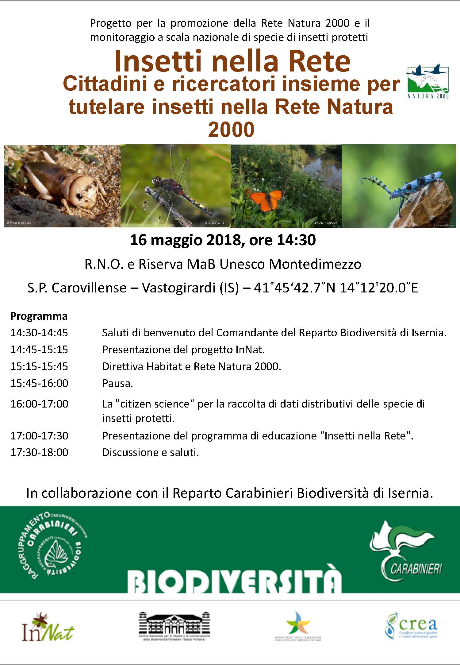 INNAT Locandina evento MOLISE RCB Isernia